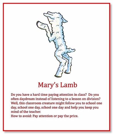Mary&#39;s Lamb