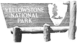 ***Yellowstone signUsed copy